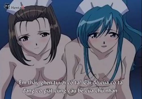 Hai cô y tá nóng bỏng cùng nhau chiều chuộng bệnh nhân nam trong bệnh viện đầy dục vọng